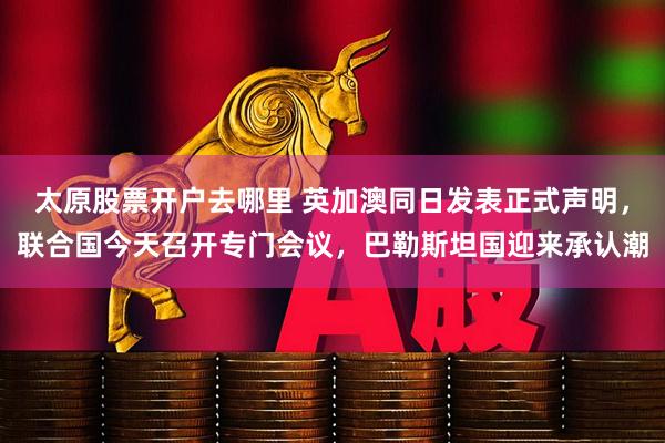太原股票开户去哪里 英加澳同日发表正式声明，联合国今天召开专门会议，巴勒斯坦国迎来承认潮